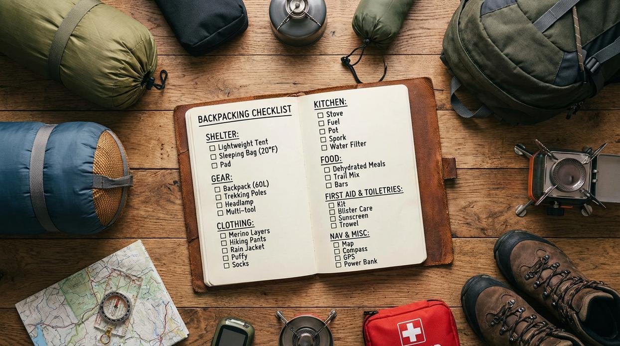 backpacking checklist