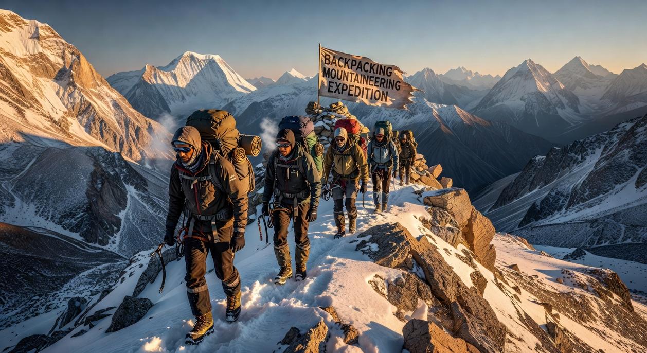 backpacking mountaineering