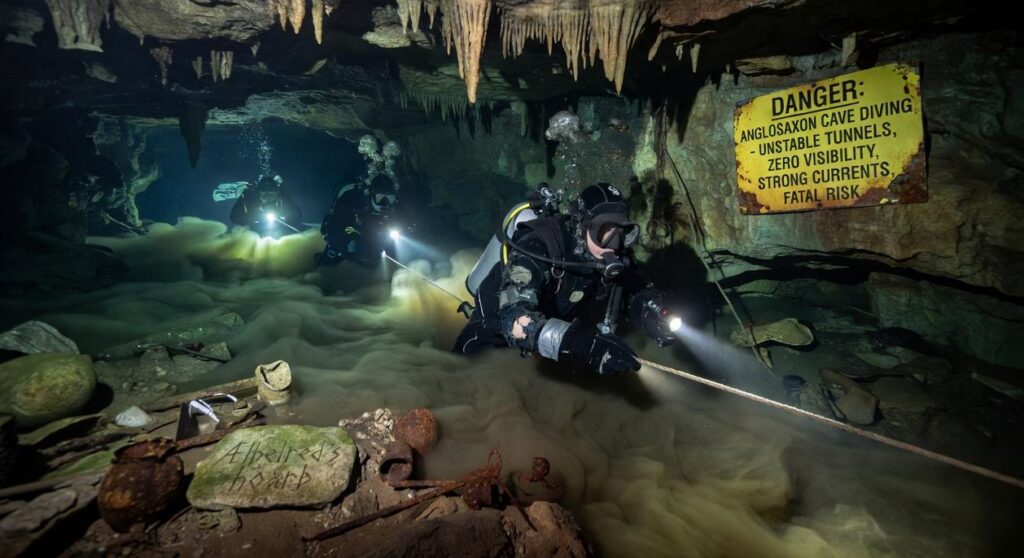 why anglehozary cave diving is dangerous