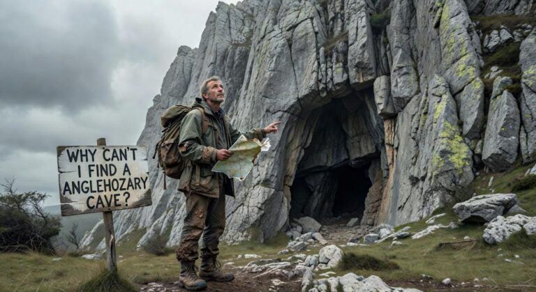 why can't i find a anglehozary cave